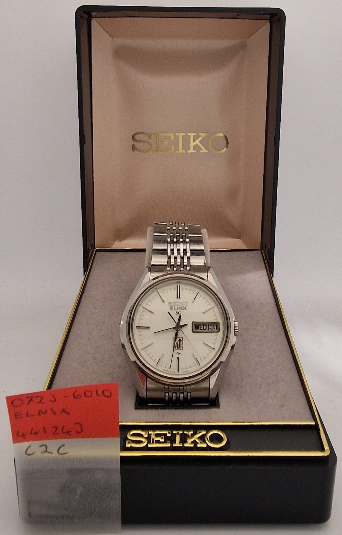 SEIKO ELNIX 0723-6010 テンプ式電子 腕時計【稼働品】 2025年最新】SEIKO ELNIX SGの人気アイテム - メルカリ